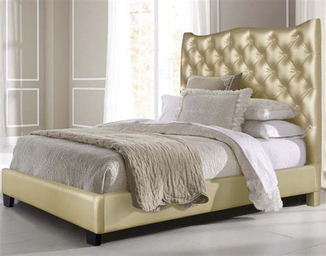 marilyn upholstered bed gold  steve silver furniture furniturepick