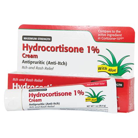 hydrocortisone cream  anti itch  oz tube pharmaceuticals normed