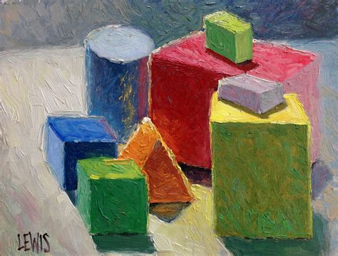 color block studies   paint plein air