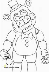 Coloring Pages Nights Freddy Freddys Five Google Divyajanani sketch template