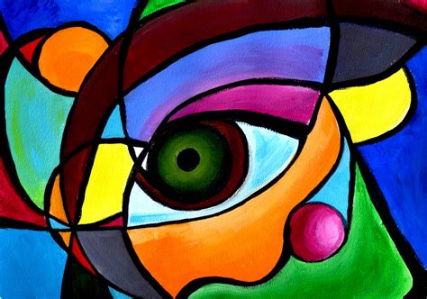 eye abstract painting  prancingdeer  deviantart