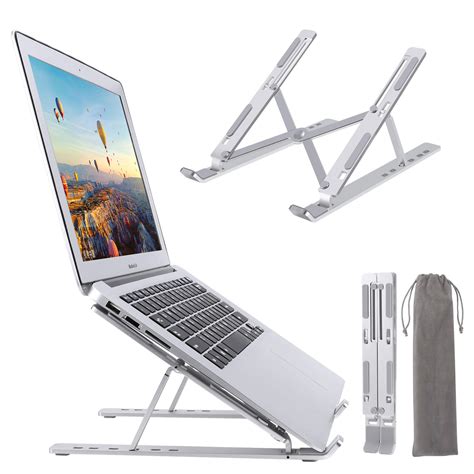 buy laptop stand adjustable yoshine premium aluminium foldable laptop