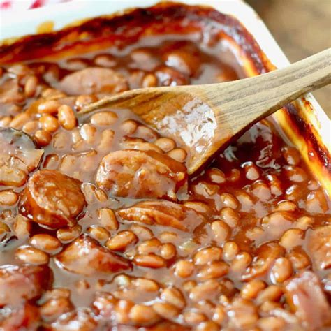 easy sausage baked beans  country cook