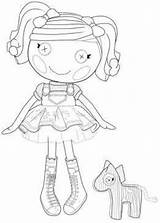 Coloring Pages Lalaloopsy Printable Kids Print Cool Dolls sketch template
