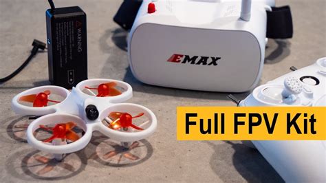 emax ez pilot beginner fpv drone kit unboxing set  flight demo