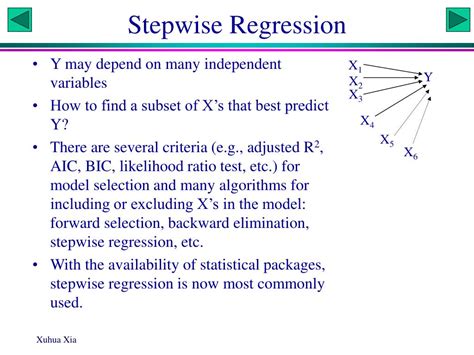 stepwise regression powerpoint    id