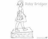 Ruby Bridges Coloring Book Goes School Sheet Printable Pages Kids Template sketch template