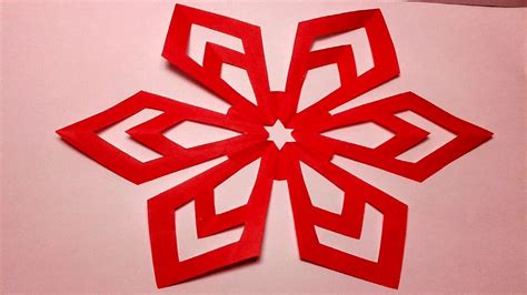 paper cutting    easy simple paper cutting flower design