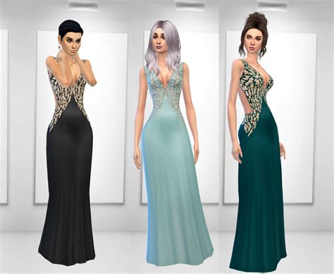 custom prom dress cc mods snootysims