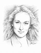 Meryl Streep Gezeichnet Gezeichnete Portraits 69x 70x 4ever sketch template