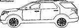 Tahoe sketch template