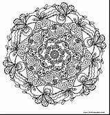 Adults Pages Coloring Zen Getcolorings Flowers sketch template