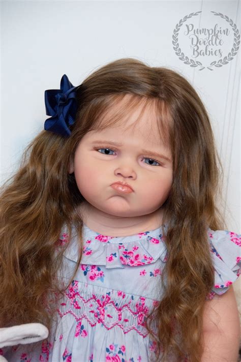 custom order  release reborn toddler doll baby girl grumpy grace
