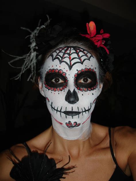 maquillage halloween crâne mexicain maquillage pinterest