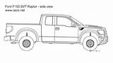 Raptor F150 Pickup Autocad Dwg Coloring Coloriages Artistique Svt Transporte sketch template