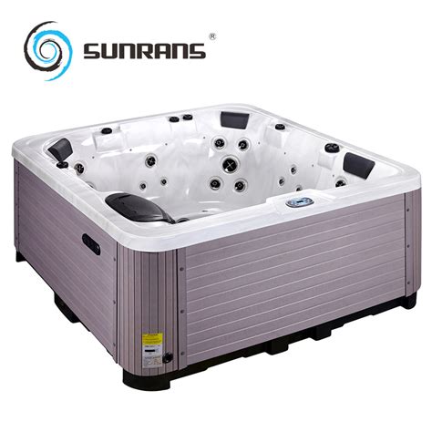 sunrans 6 person whirlpool spa bathtub outdoor massage balboa hot tub