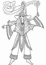 Bruja Fantasy Pagan Infantiles Mystical Brujas Feen Mcfaddell Phee Mythical Coloringhome Fairies Pheemcfaddell Wiccan sketch template