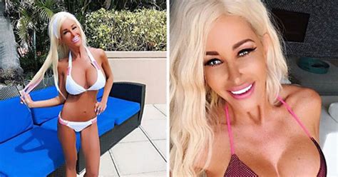 real life barbie who spent £350k on body reveals plastic surgery