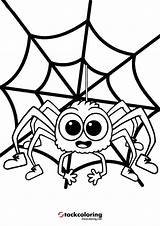 Coloring Spider Bitsy Itsy Pages Printable sketch template