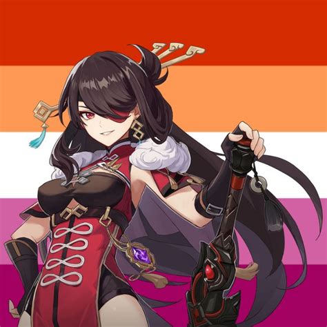 We Love Queen Beidou In 2021 Lesbian Flag Anime Flag Icon