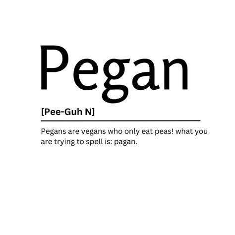 Pegan Dictionary Definition Kaigozen Digital Art Humor And Satire
