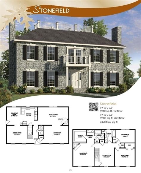plans  story modular homes colonial house plans  england colonial house plans
