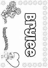 Brylee sketch template