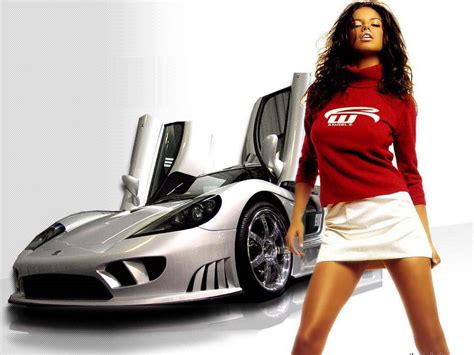 Hot Cars Wallpapers With Girls Hot Actress