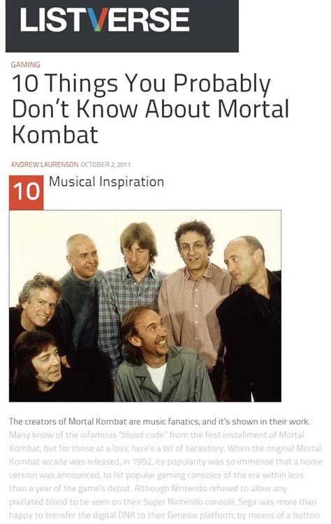 10 things you probably don t know about mortal kombat the creators of