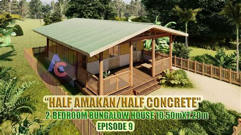 cost  bedroom  amakanhalf concrete bungalow simple house design ideas youtube