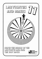 Labyrinths Mazes Coloring Pages Cool Maze Labyrinth sketch template