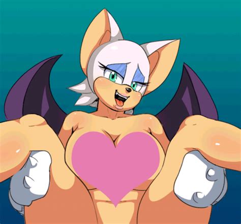 xbooru anthro bat big breasts bouncing breasts breasts furry nightowl rouge the bat sega