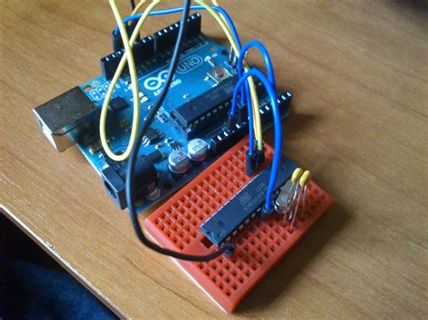 burning  bootloader  atmega  arduino uno  isp  steps  pictures