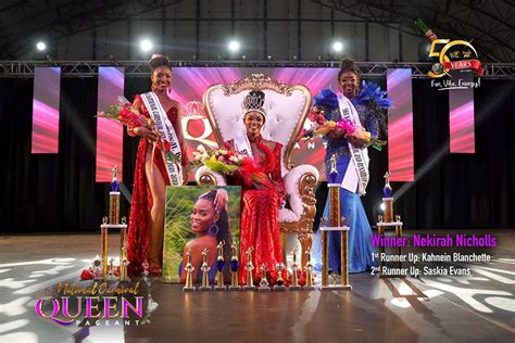 Nekirah Nicholls Crowned Miss St Kitts And Nevis Carnival Queen Ziz