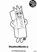 Numberblocks Coloring Pages Printable Number Toys Printables Fun Colouring Blocks House Alphablocks Kids Numbers Colour Sheets Find Collection Some Crafts sketch template