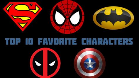 top  favorite characters youtube