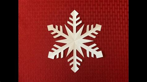 How To Make An Easy And Perfect 6 Sided Paper Snowflake Detailed