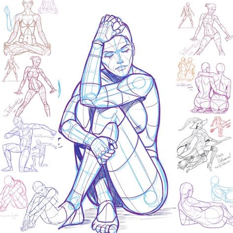 poses for artists 200 pages of poses art book by justin martin — kickstarter