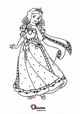 Robe Cinderella Jolie Incroyable Bubakids sketch template