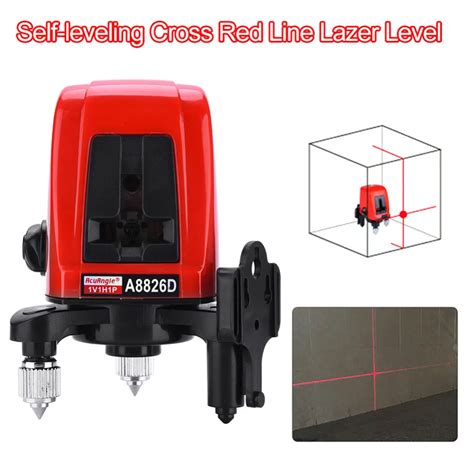 buy ad  degree  leveling nivel cross red laser levels meter