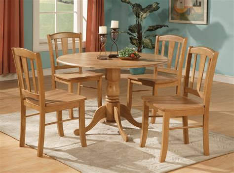 piece dublin dinette kitchen  diameter  table  chairs