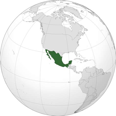location   mexico   world map