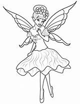Fee Ausmalbild Fairy Ausdrucken Feen sketch template