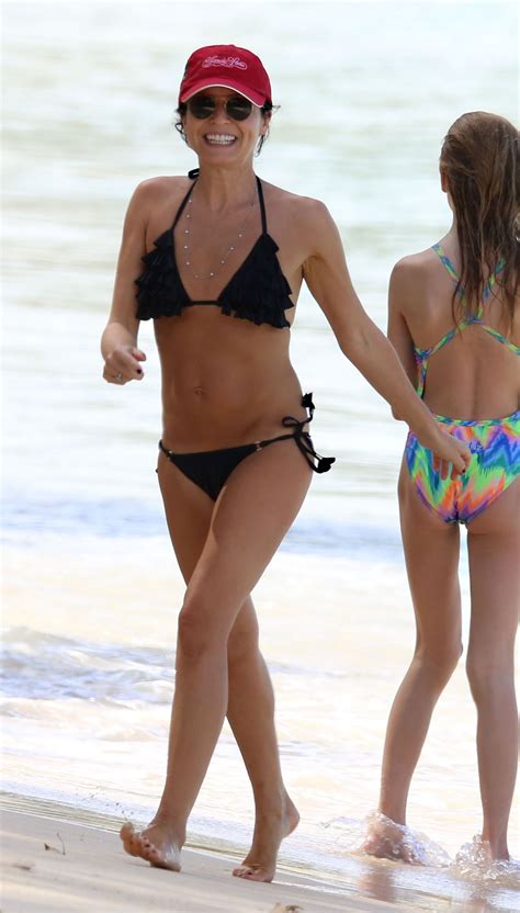 andrea corr in bikini at the beach in barbados