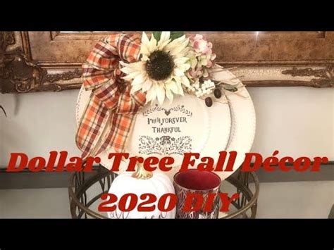 dollar tree fall decor  diy farmhouse fall  room