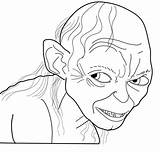 Hobbit Gollum Signore Smaug Smeagol Anelli Cunning Cartoni Coloringonly Tolkien Malvorlage Letscolorit Herr Ringe Lotr sketch template