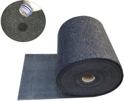 intbuying  roll  oil liquid absorbent shop mat gray garage floor absorbent pad oil