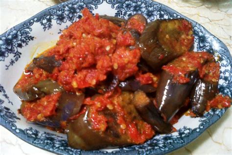 eggplant balado balado terong culinary recipes