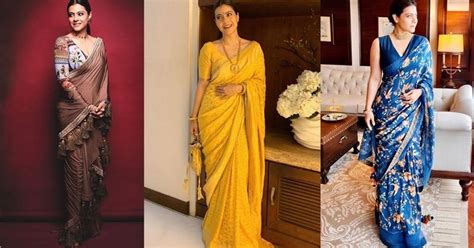 All The Saris We Would Like To Raid From Kajol’s Ethnic Wardrobe