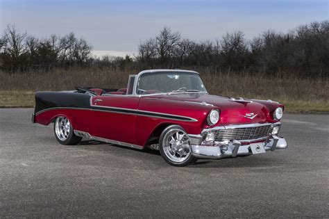 chevy completes  tri  bel air convertible collection hot rod network